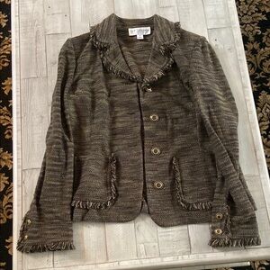 St. John Brown Tweed Jacket